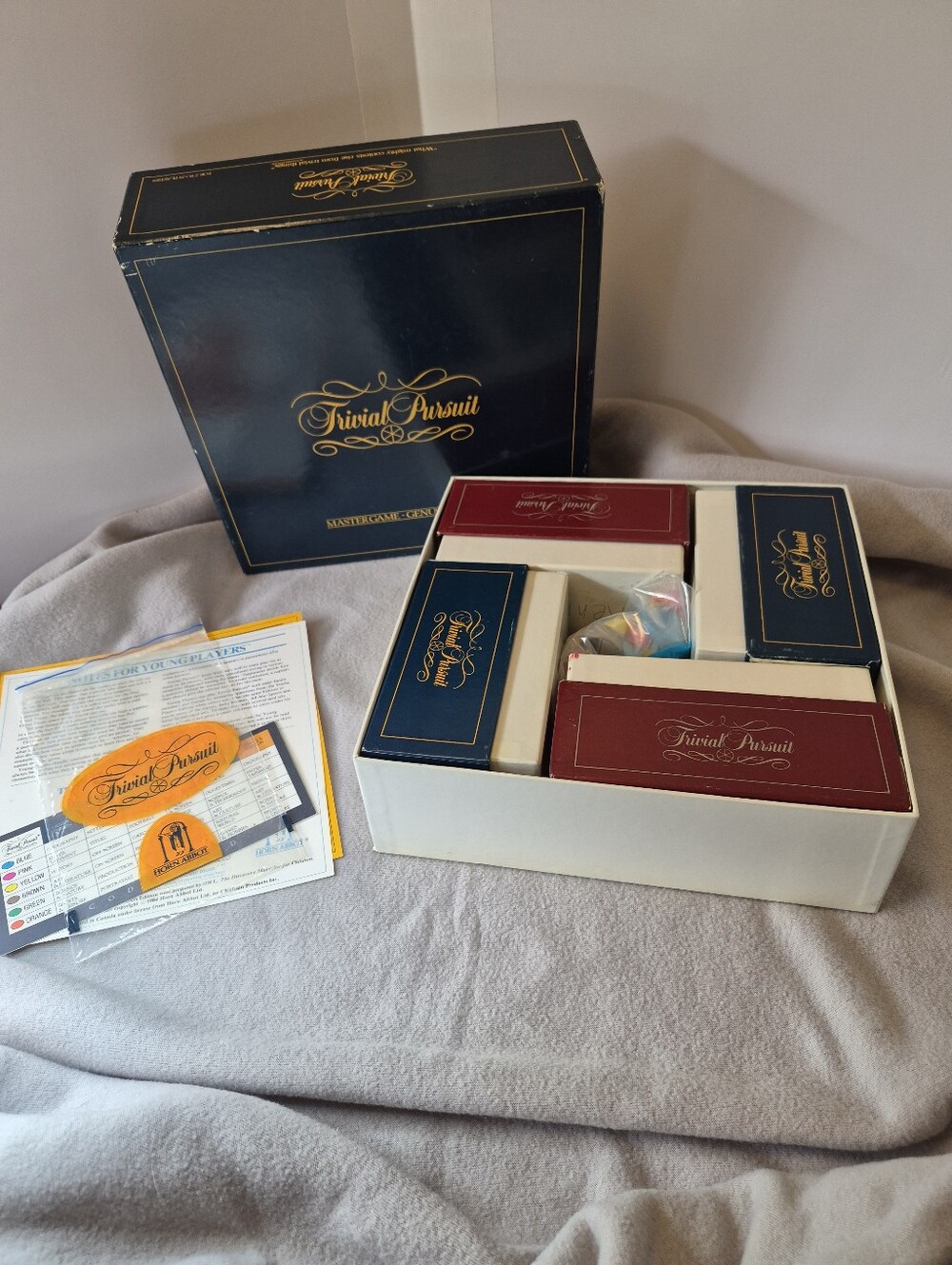 Vintage Original Trivial Pursuit Master Game Genus Edition 1981 Complete